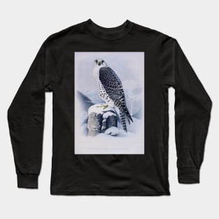 Vintage Bird-Available As Art Prints-Mugs,Cases,Duvets,T Shirts,Stickers,etc Long Sleeve T-Shirt